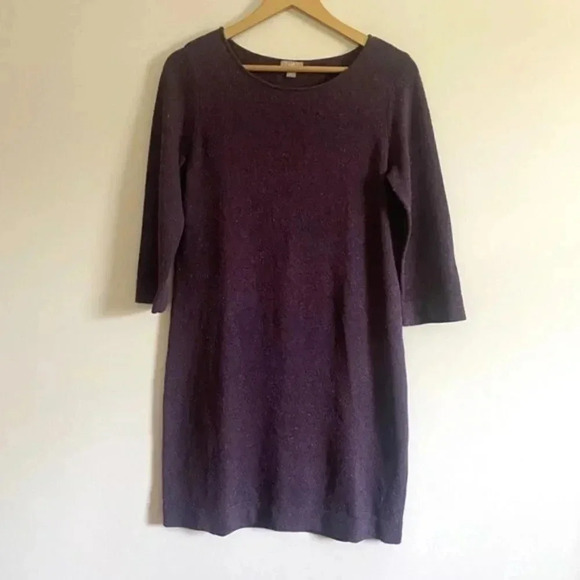 J. Jill Silk Blend Knit Sweater Dress - Picture 3 of 14